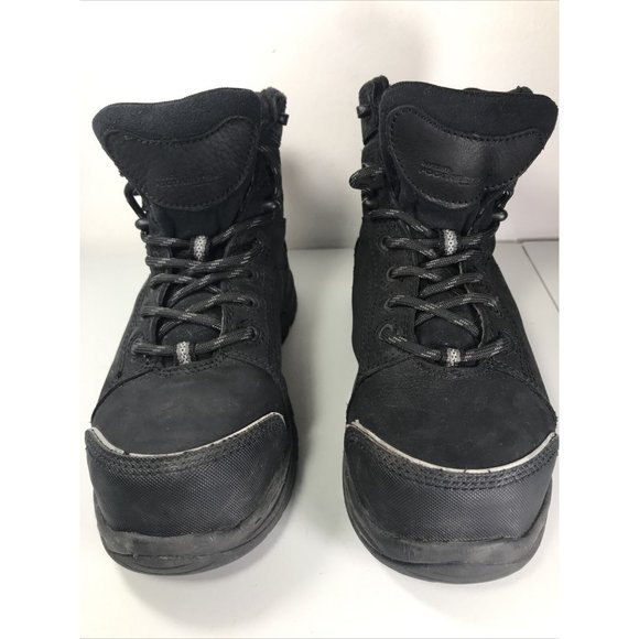 Men's Black FOOTRESTS XT METATARSAL GUARD NANO TOE 6" WORK BOOT US 5 M Shoes - Picture 3 of 12